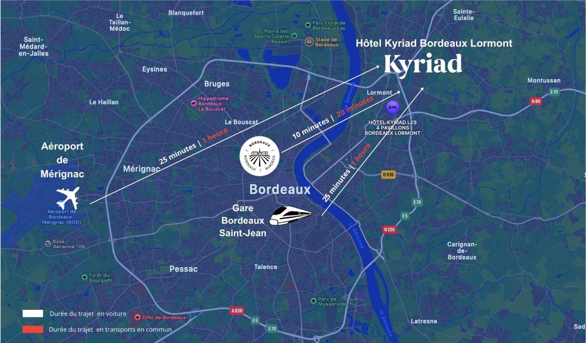 Kyriad Bordeaux Lormont Esterno foto